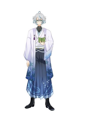模写メガネ男